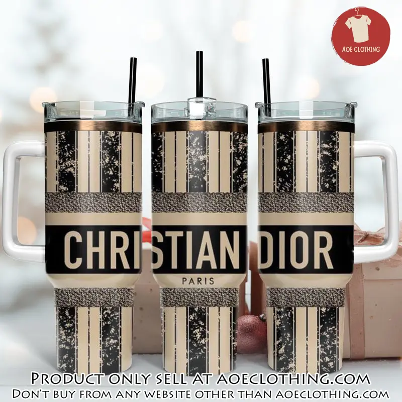 Dior logo 40oz stanley tumbler 40oz stanley tumbler fashion stanley tumbler ktb1119 aoe2420183